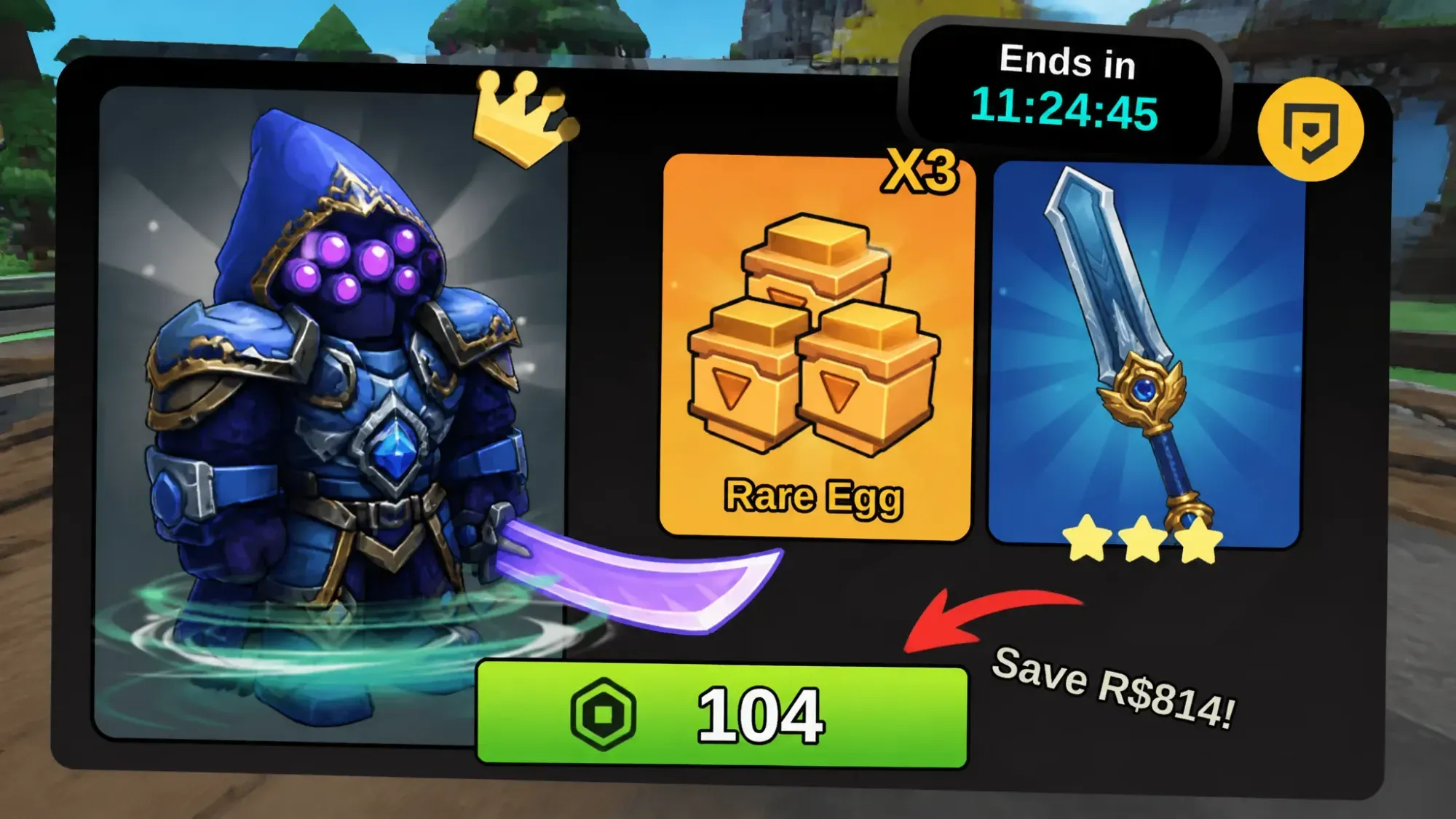 Build the Legends codes: An image of the Starter Pack in Build the Legends