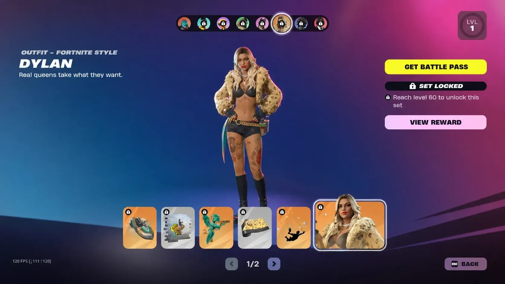 Fortnite Chapter 7 Season 3 Dylan Set