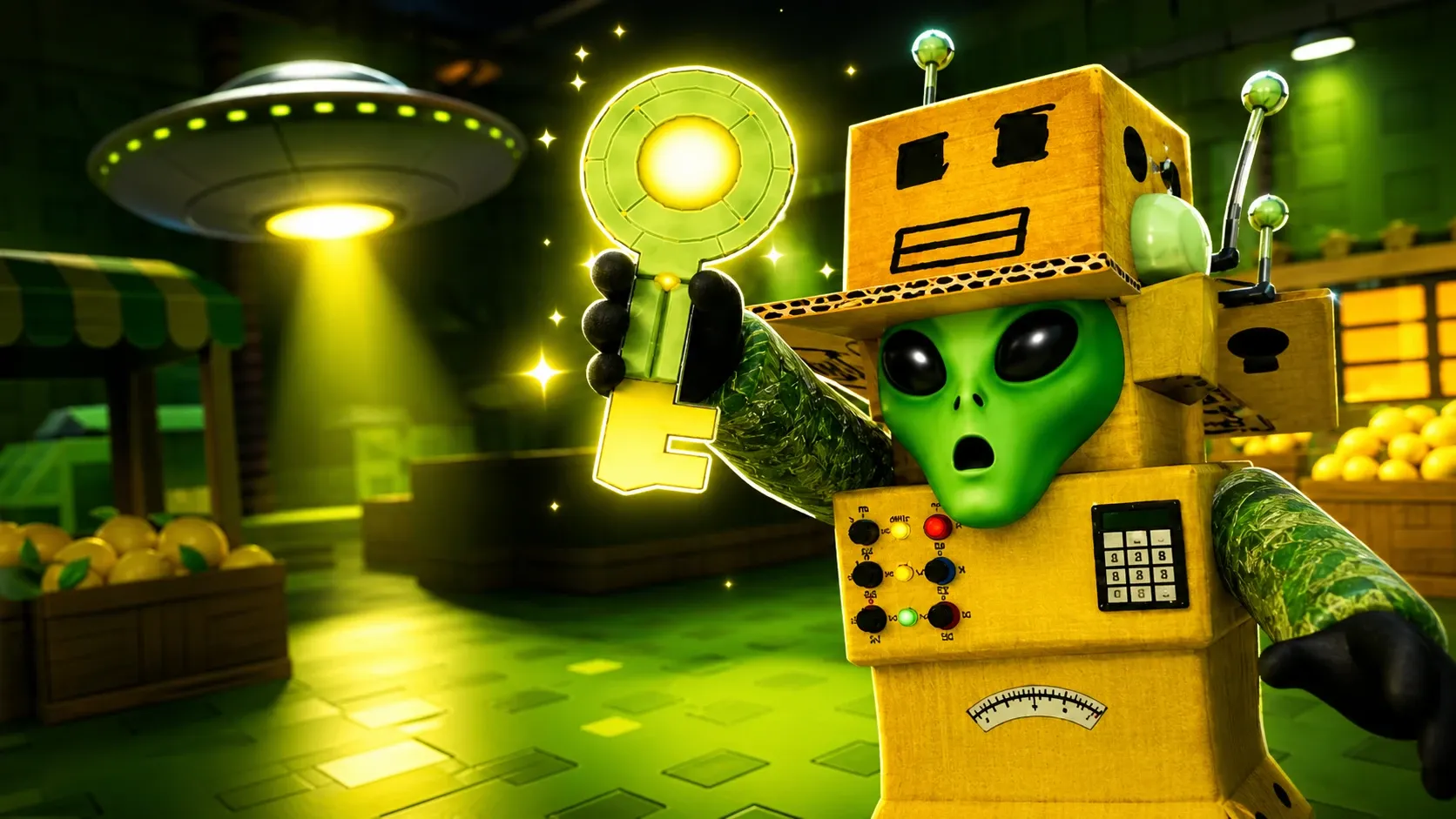 Sell Lemons UFO Key: Sewer Lever Order and Good Samaritan Badge