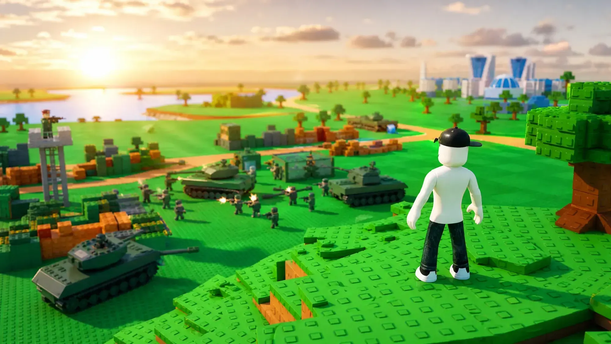 Mini War (Roblox): Build a Military and Capture Land
