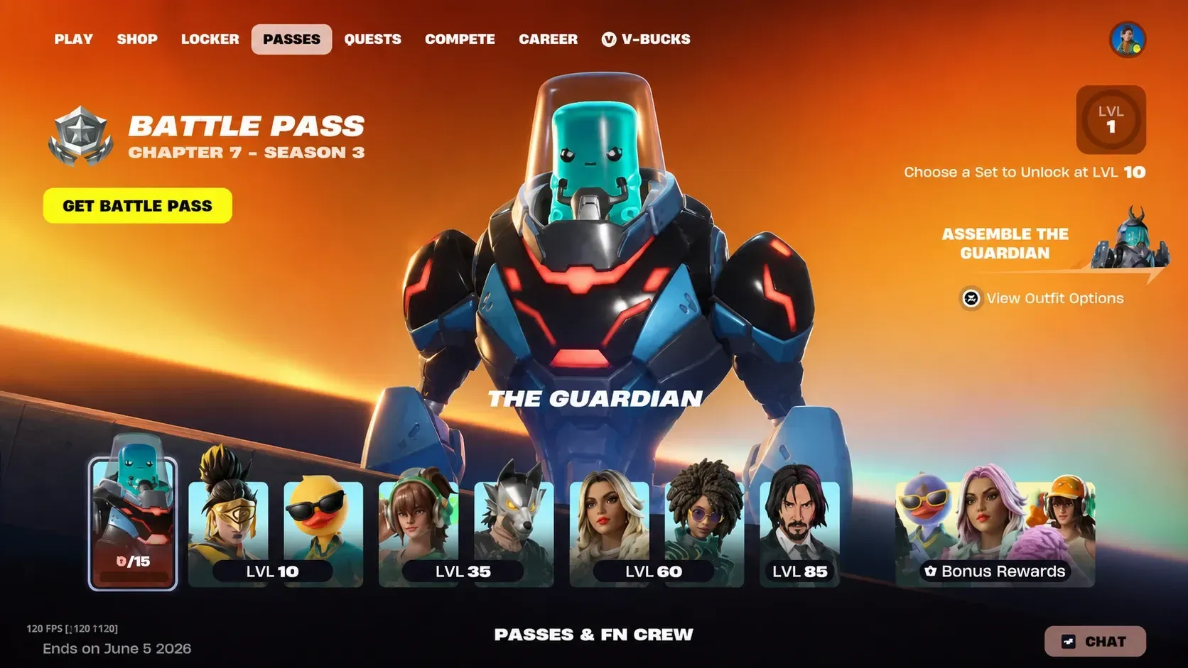 Fortnite Chapter 7 Season 3 Battle Pass Launch