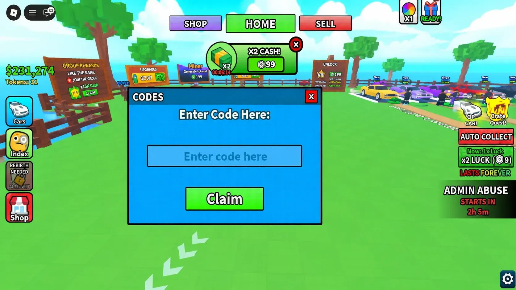 Unbox your car code redemption
