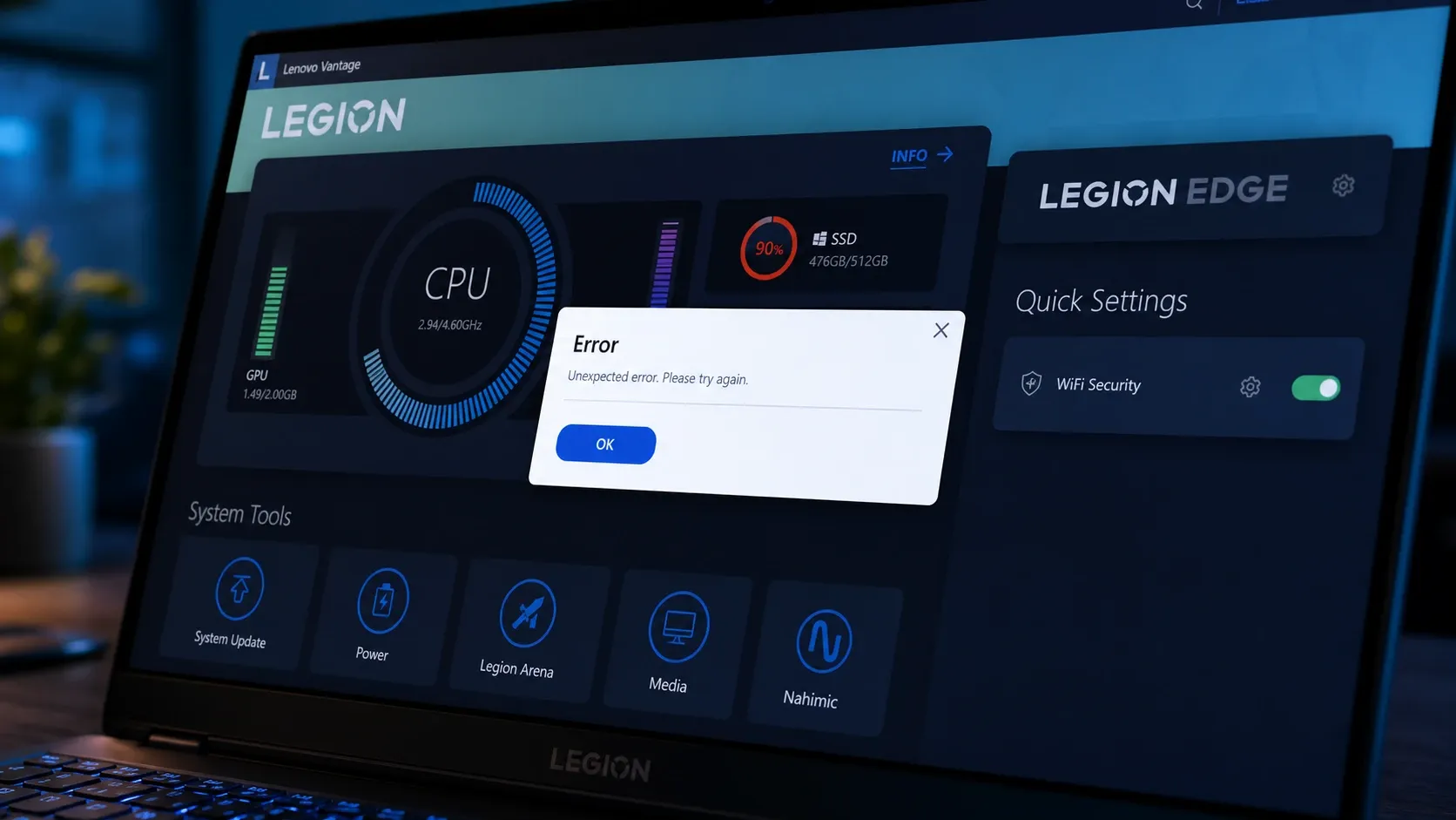 Fix Lenovo Vantage when it won’t open on Windows 11