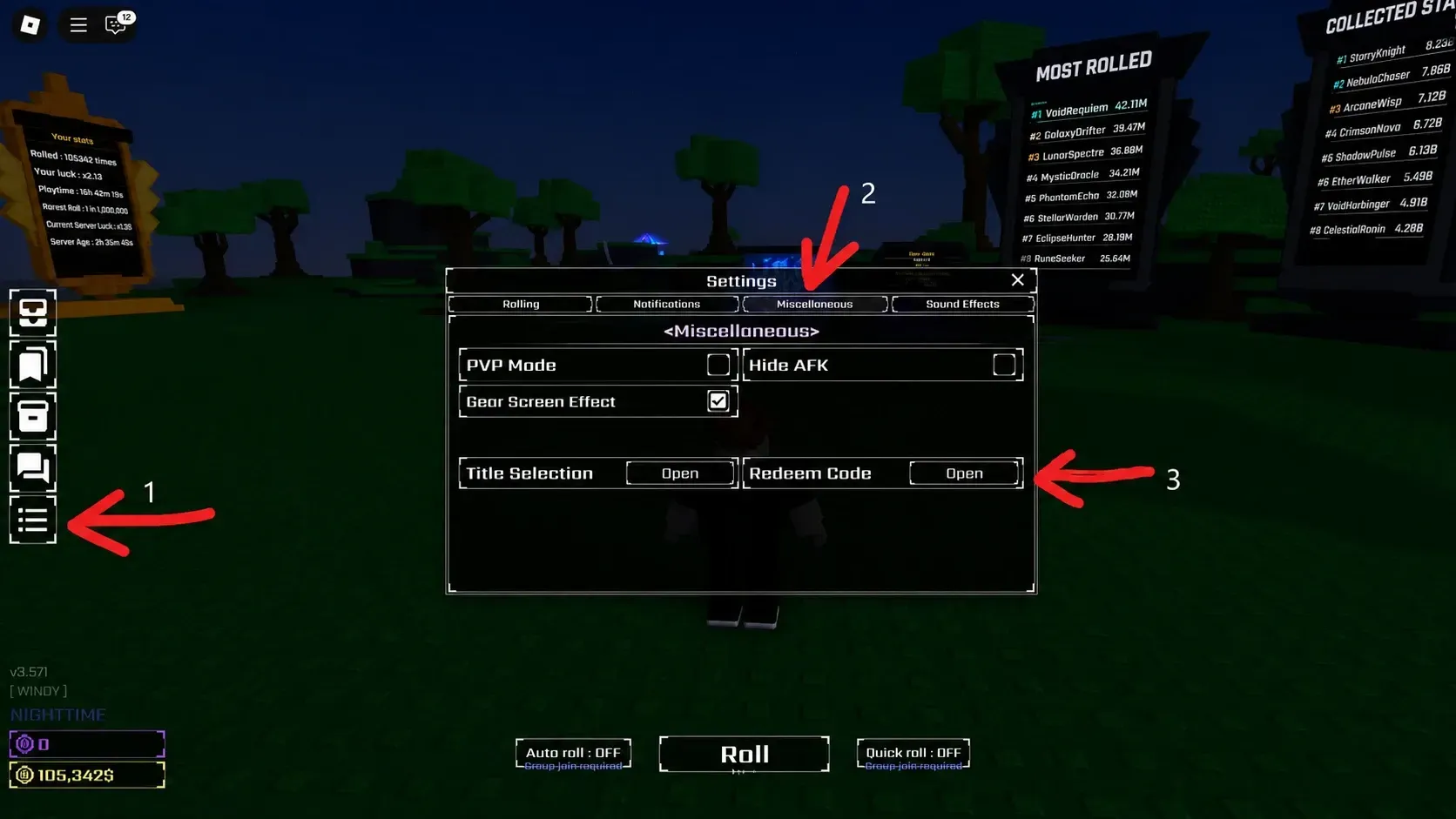 redeeming codes in sols rng