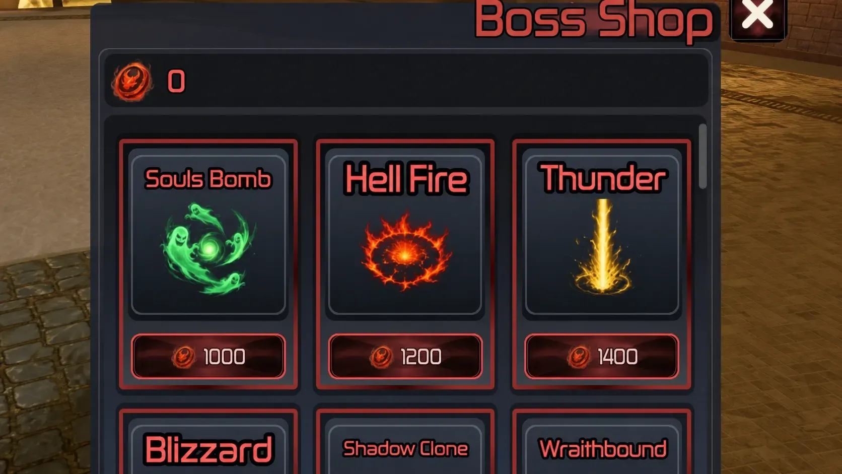 Runes in the Boss Shop of Broken Blade