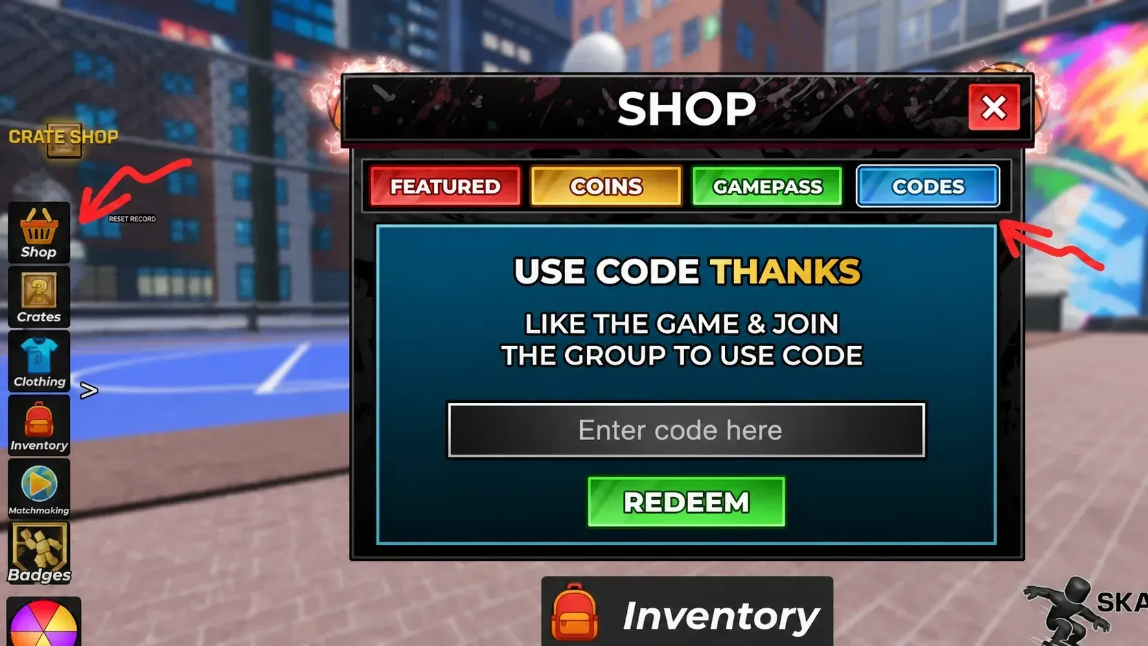 redeem Arcade Basketball codes