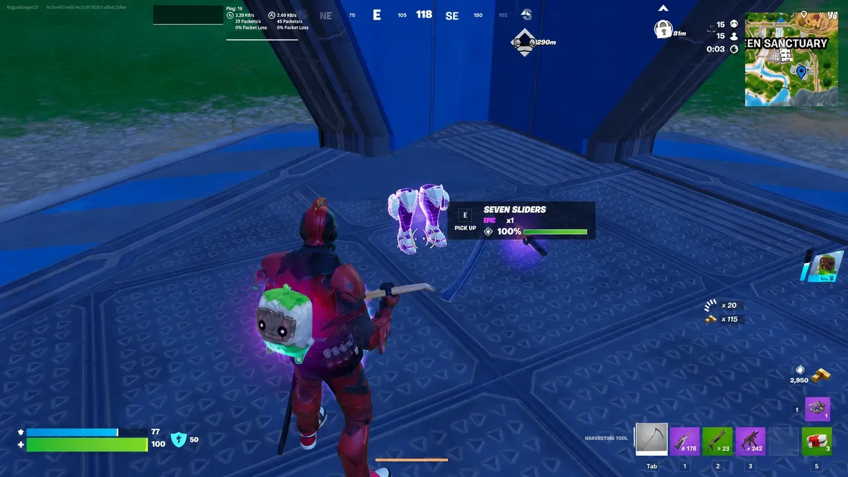 Fortnite Seven Sliders Where to Find