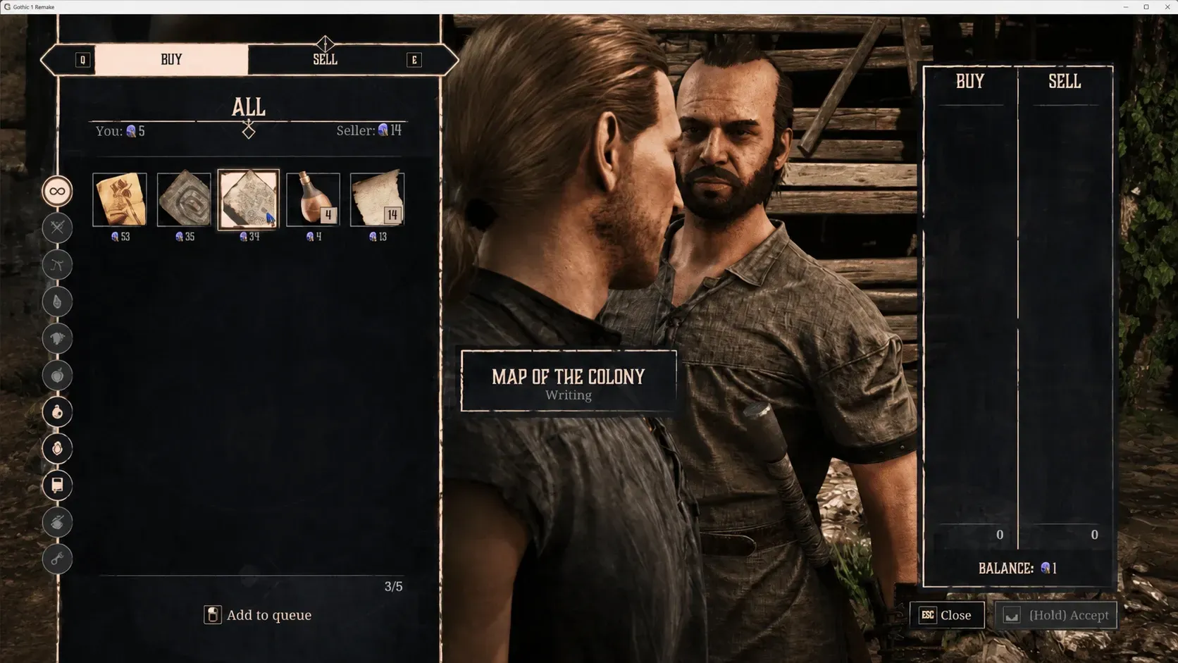 Graham in Gothic 1 Remake