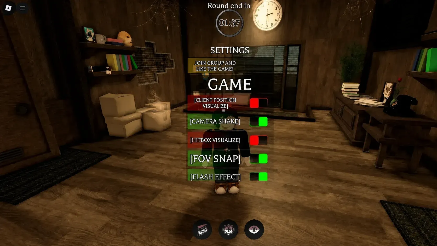 Doom by Fate codes redemption screen in a dark room with wooden floors