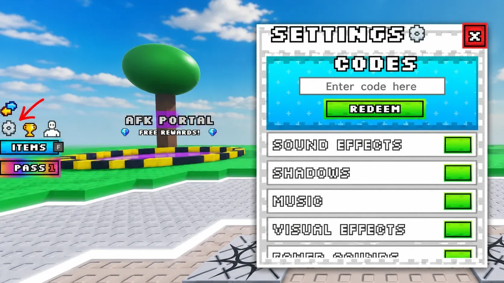 Noob Tower Defense codes redeem