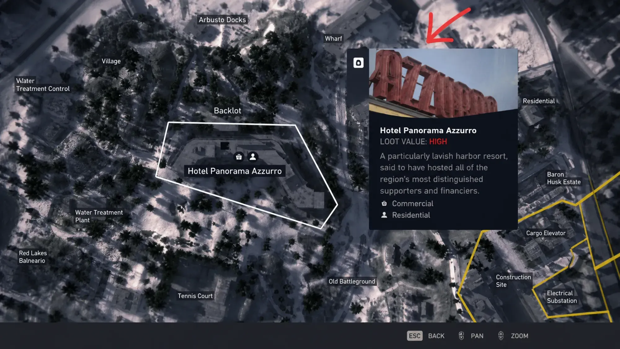 Map view of Hotel Panorama Azzurro