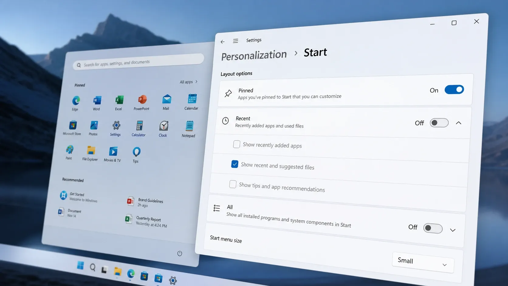 How to enable the resizable Start menu on Windows 11 (Insider)