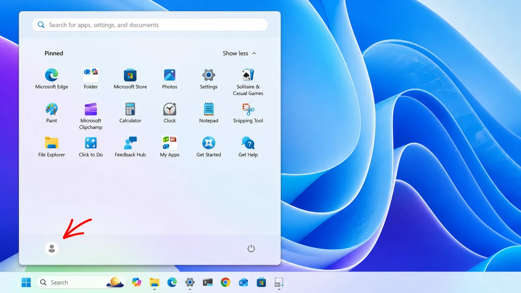 Start menu hide name and profile image