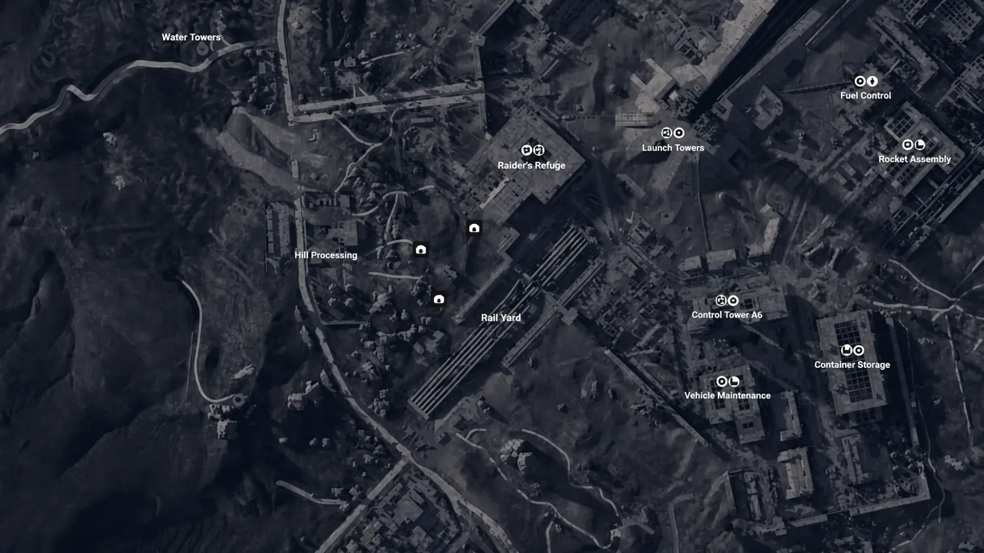 Buried City farming route map