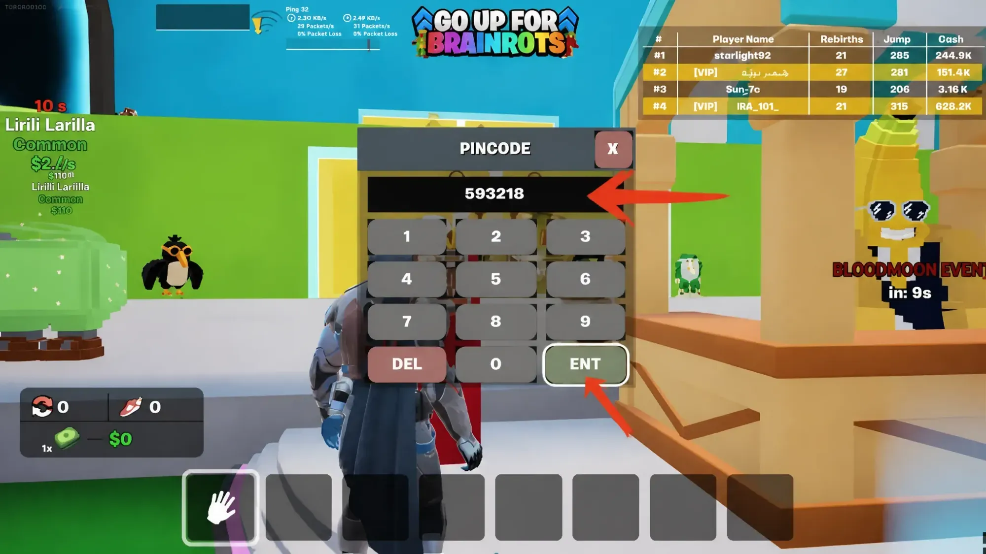 Fortnite Go Up For Brainrot Map Code Redeem