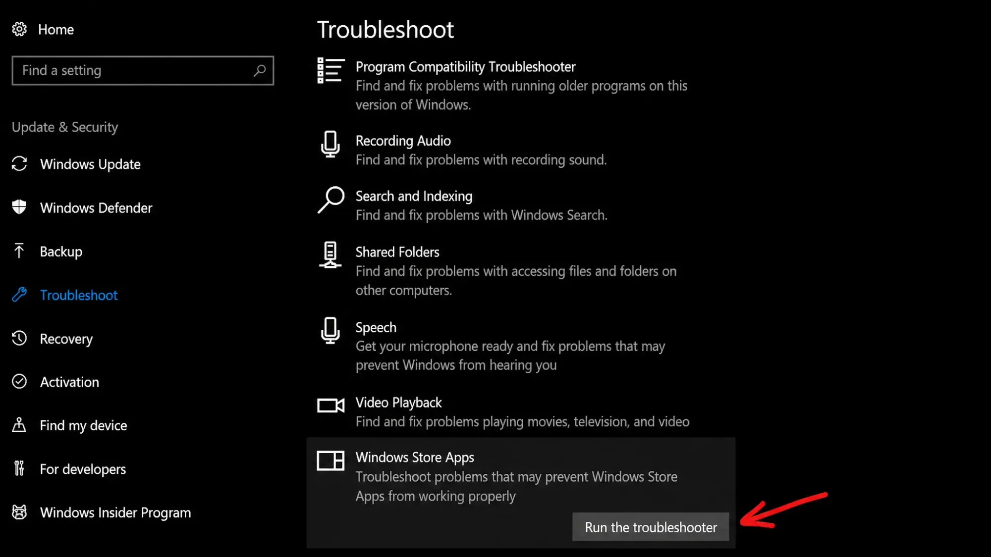 Windows Store Apps Troubleshooter-10