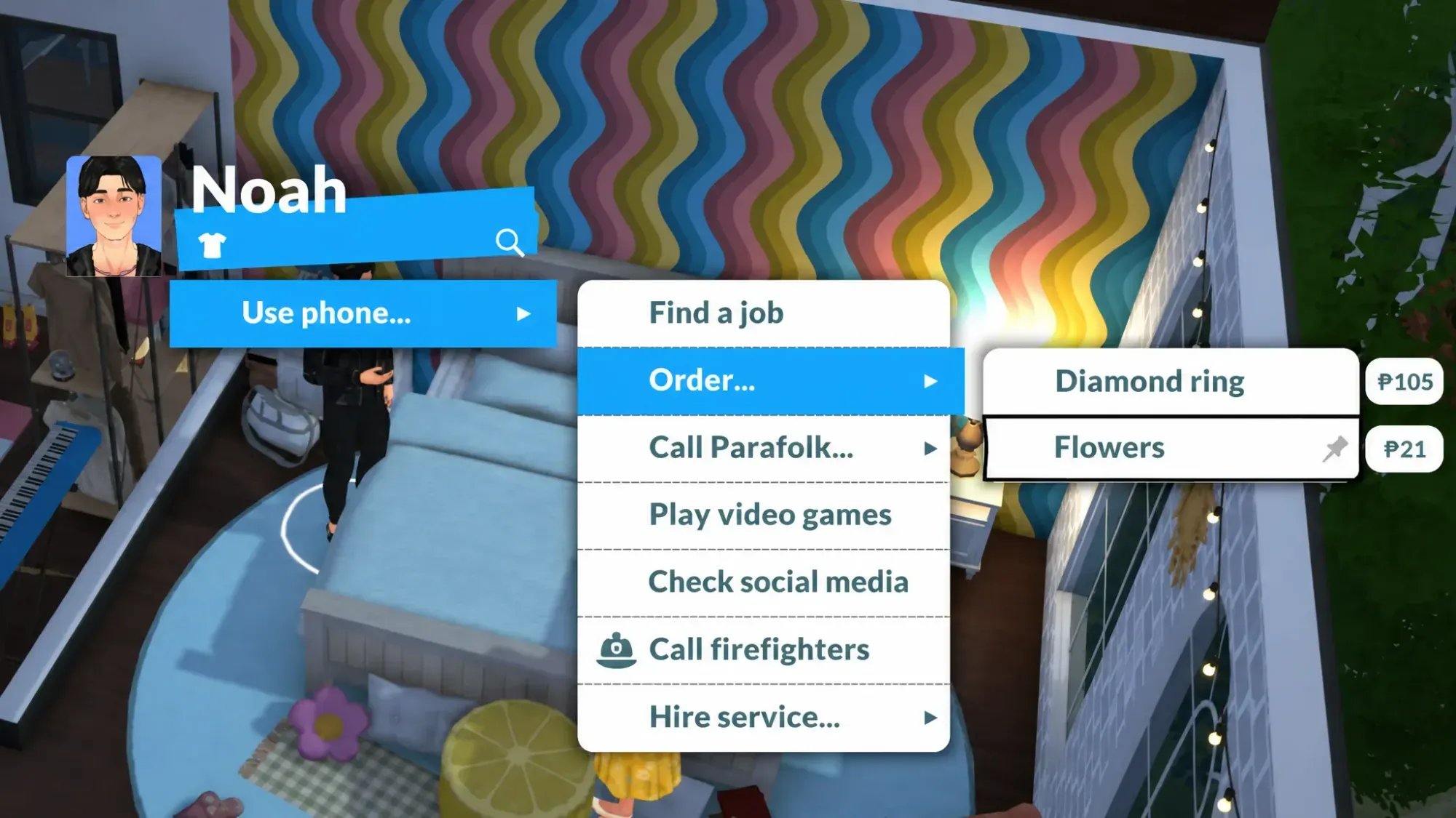 ordering items to get mail in paralives