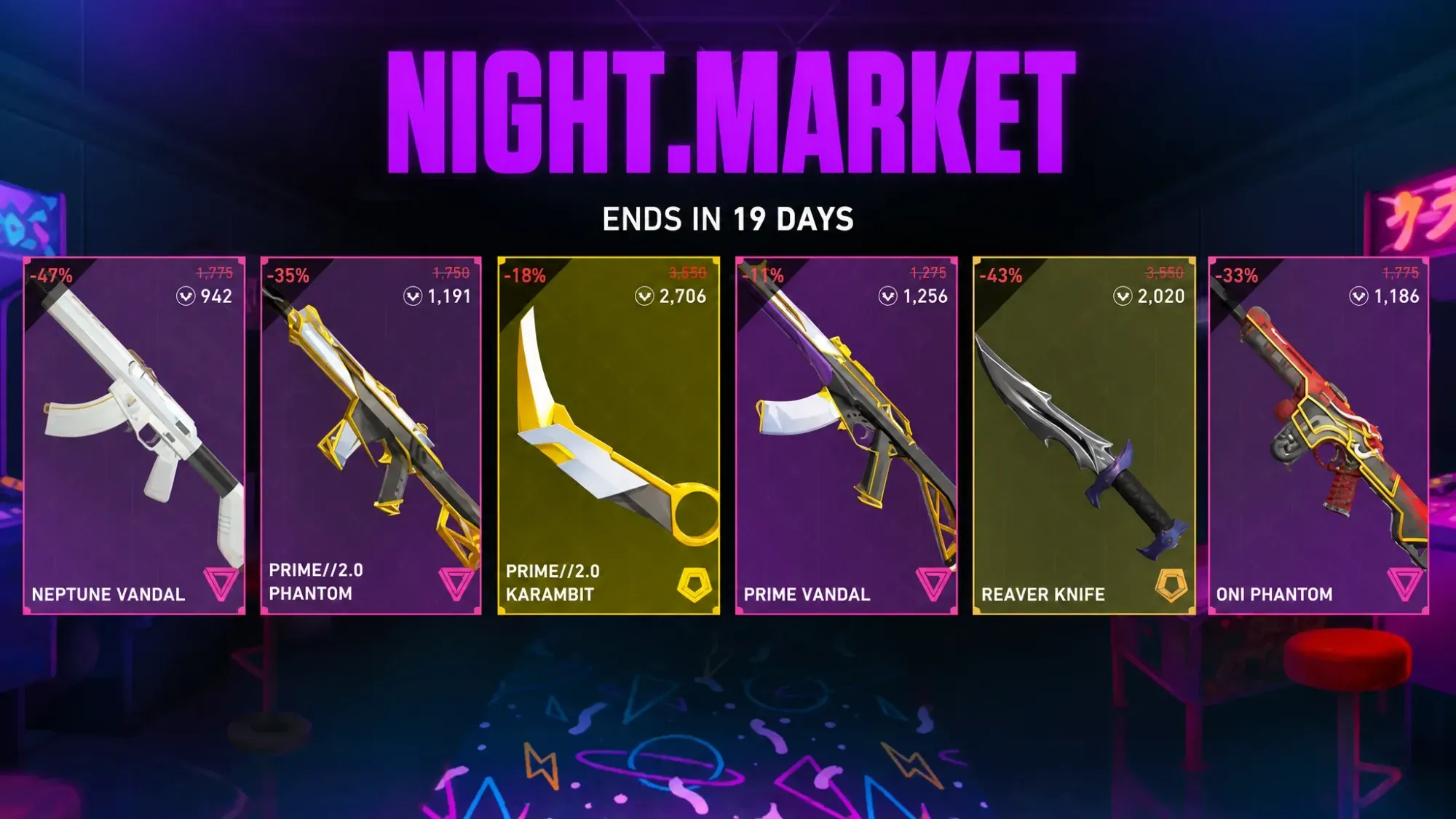 Night Market Display New
