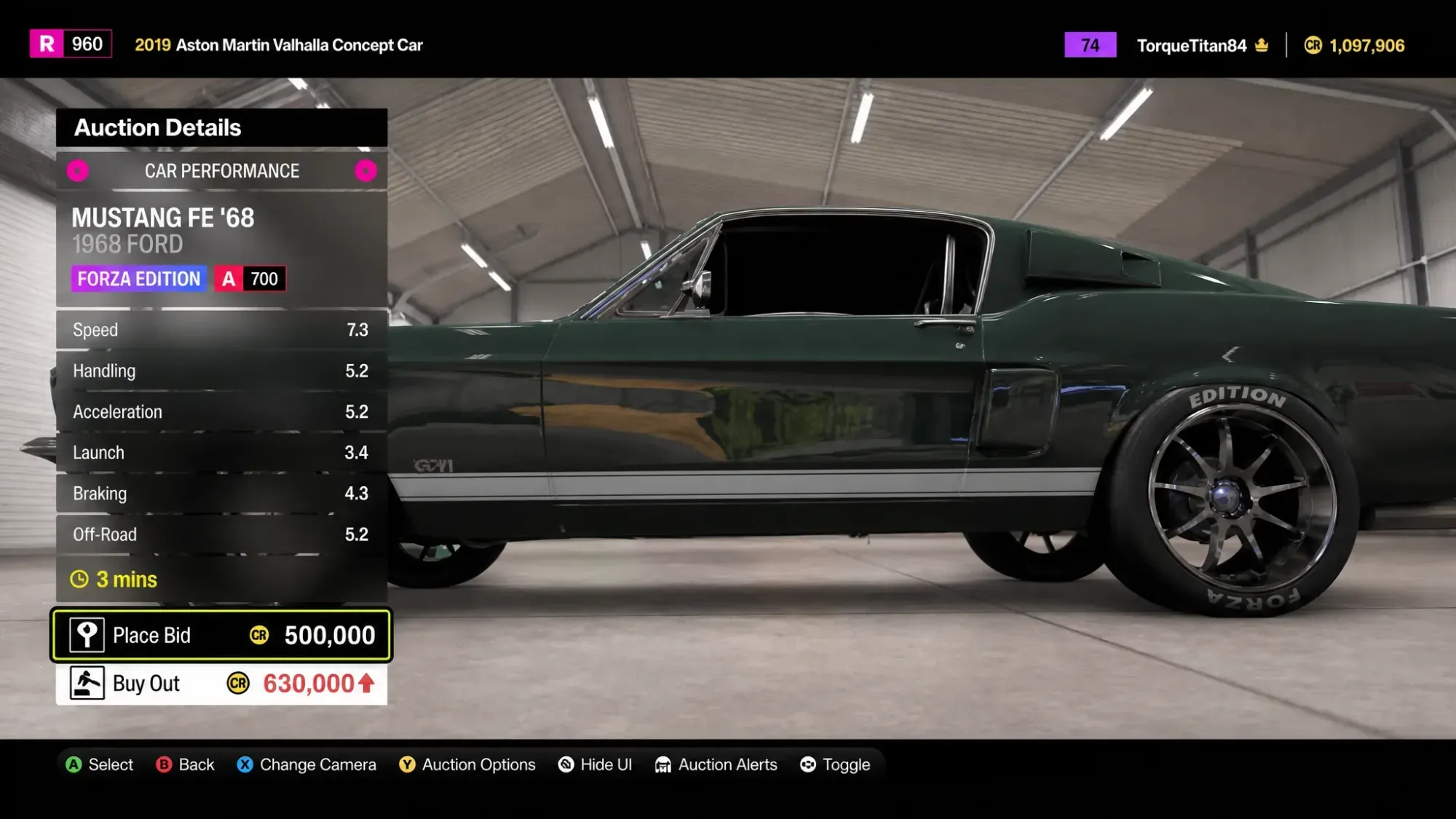 Ford Mustang GT 2+2 Fastback Forza Edition