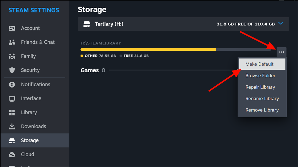 How to Move a Steam Game to Another Drive