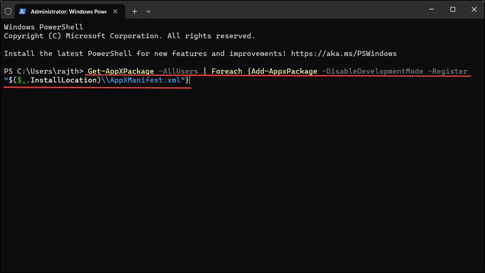 How to Fix Error Code 0x803fb005 in Microsoft Store on Windows 11