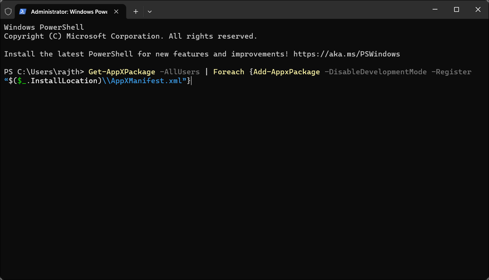 How to Fix Error Code 0x803fb005 in Microsoft Store on Windows 11