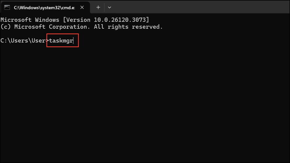 How to Open Task Manager from CMD