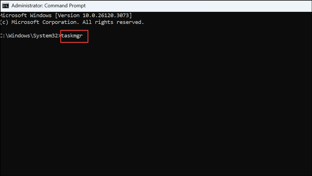 How to Open Task Manager from CMD