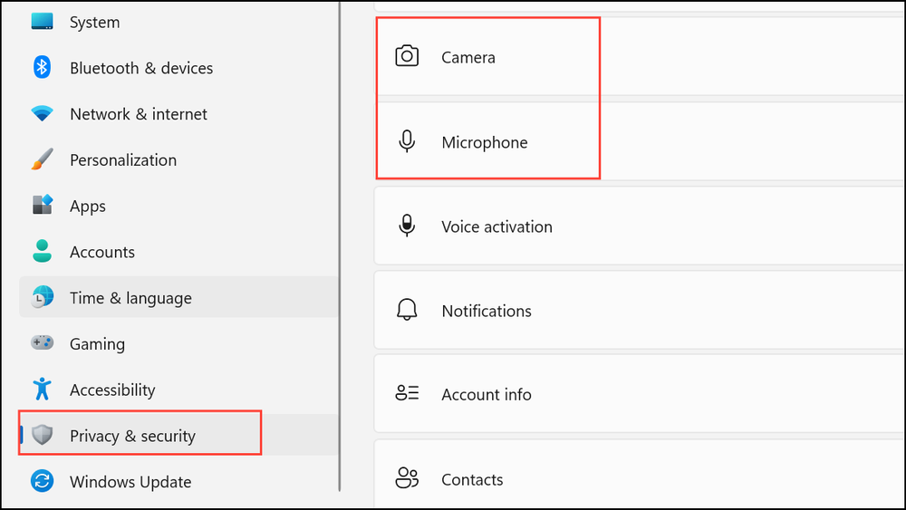 Check Which Apps Are Accessing the Mic and Camera on Windows 11