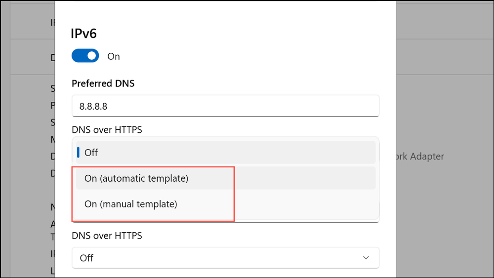 Use the DNS Over HTTPS Privacy Feature in Windows 11