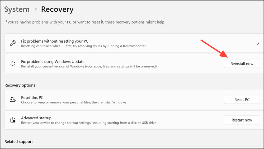 Missing Windows Install File Fix Missing Update Files Error on Windows 11