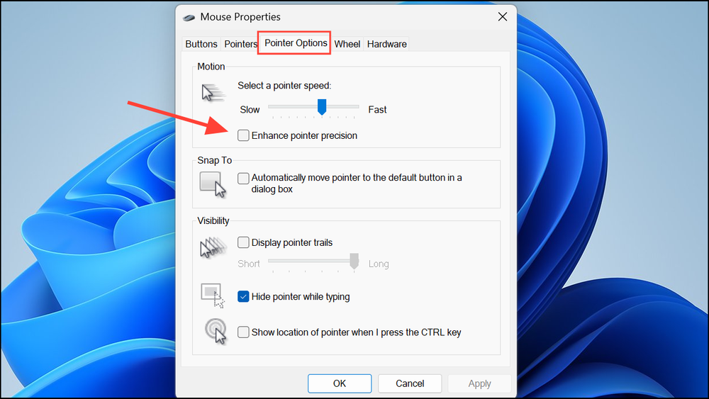 Fix Mouse Cursor Moving Automatically in Windows 11