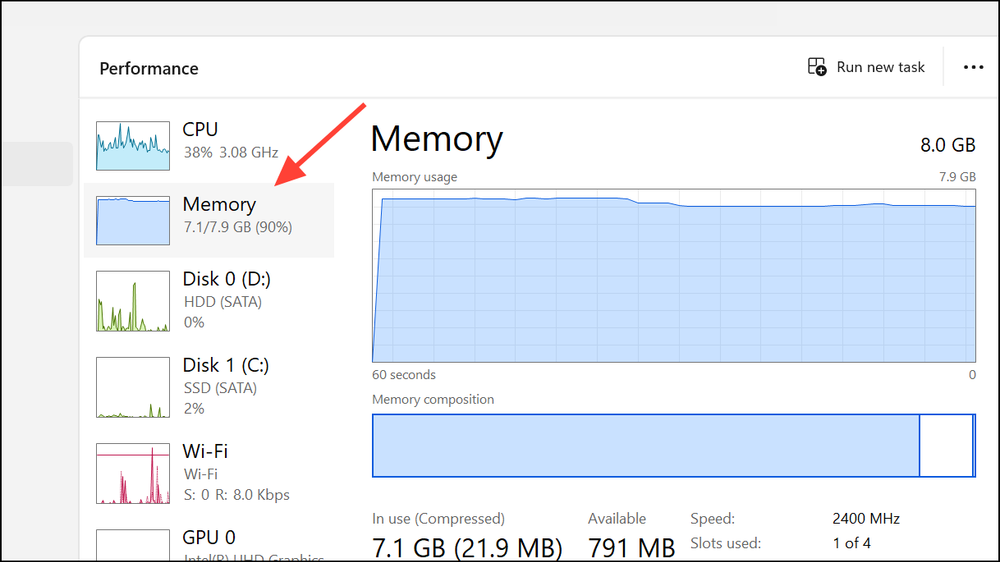 Check RAM Speed on Windows 11