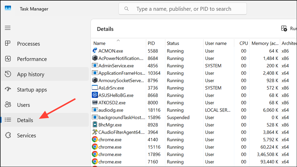 Fix Task Manager Not Displaying Processes in Windows 11