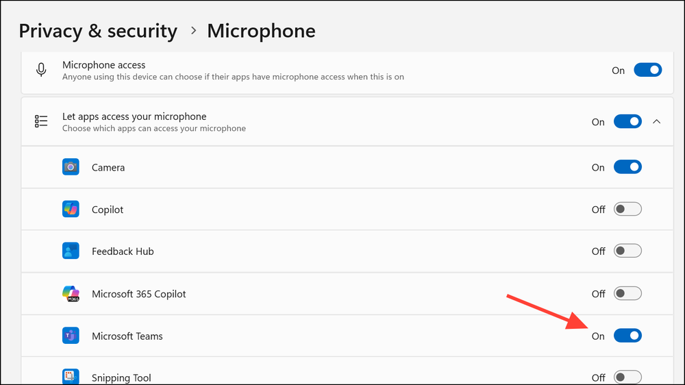 How to Fix Microsoft Teams Not Detecting Camera or Microphone