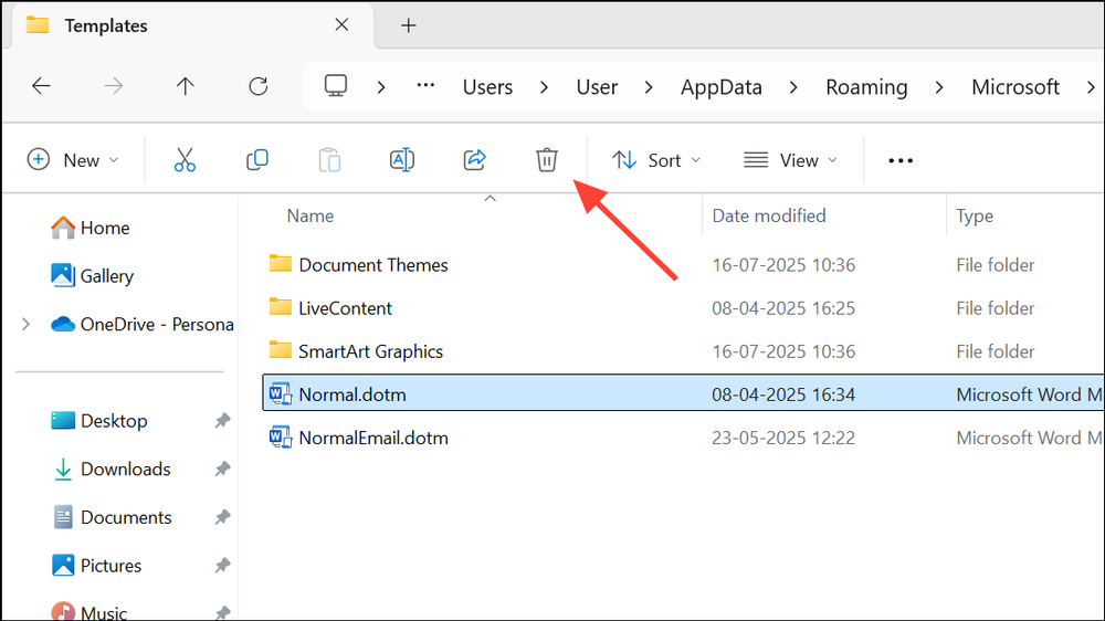 Existine File How to Fix Word Cannot Open the Existing File Normal.dotm Error