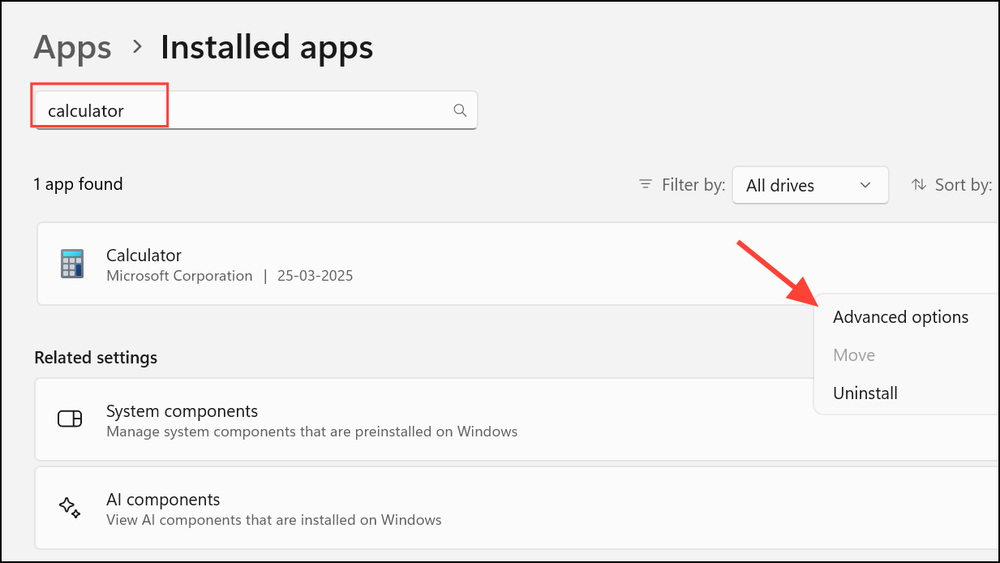 How to Fix Calculator Not Working in Windows 11