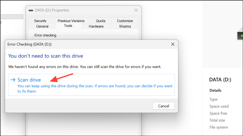 Drive Scan Software How to Fix “There’s a Problem With This Drive, Scan the Drive Now and ...