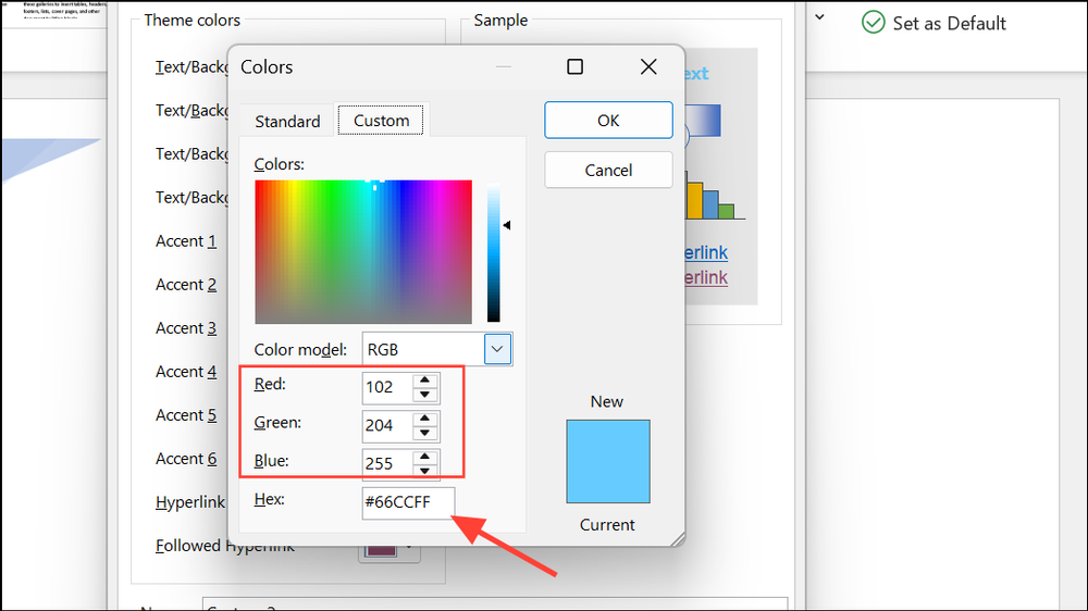 How to Change Document Theme Colors in Microsoft Office Apps