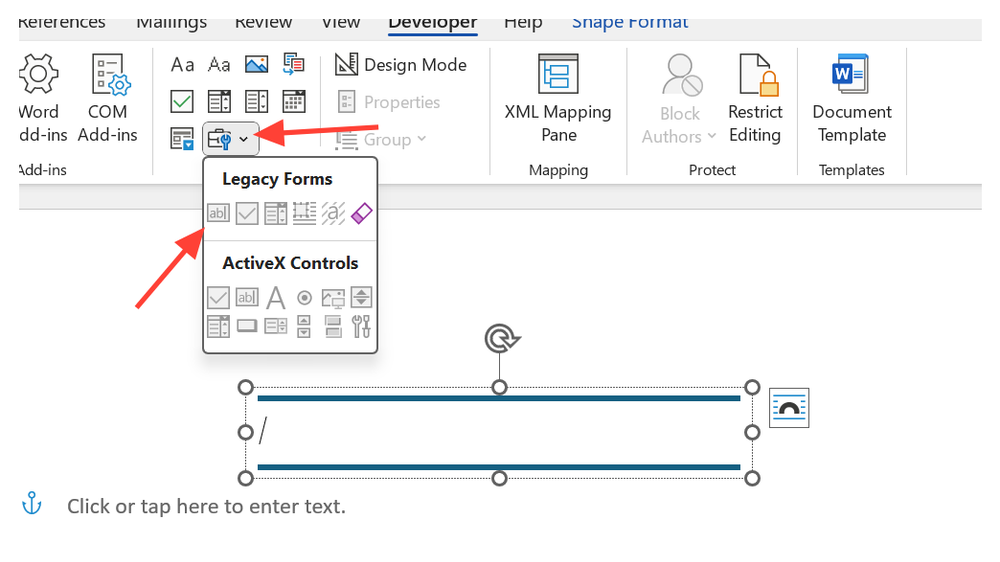 How to Insert a Text Field in Microsoft Word