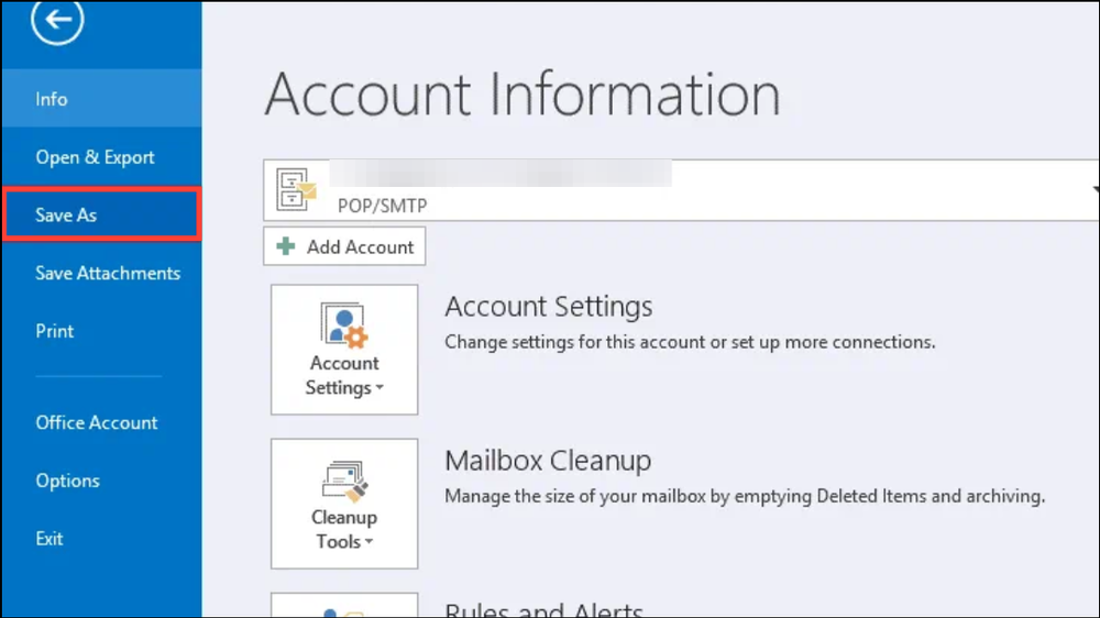 How to Save Outlook Emails as Files to PC