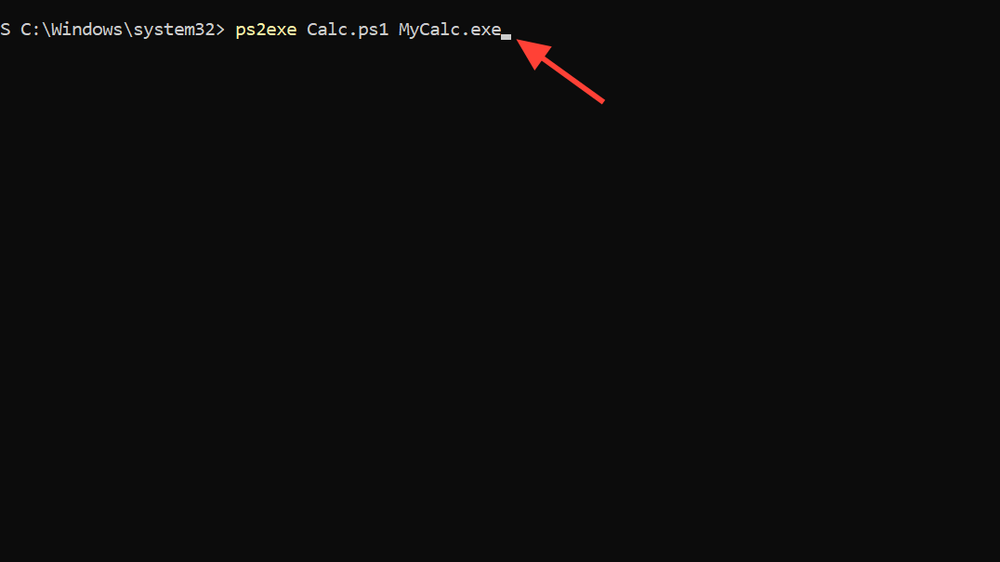 Convert PowerShell Scripts to EXE on Windows with PS2EXE