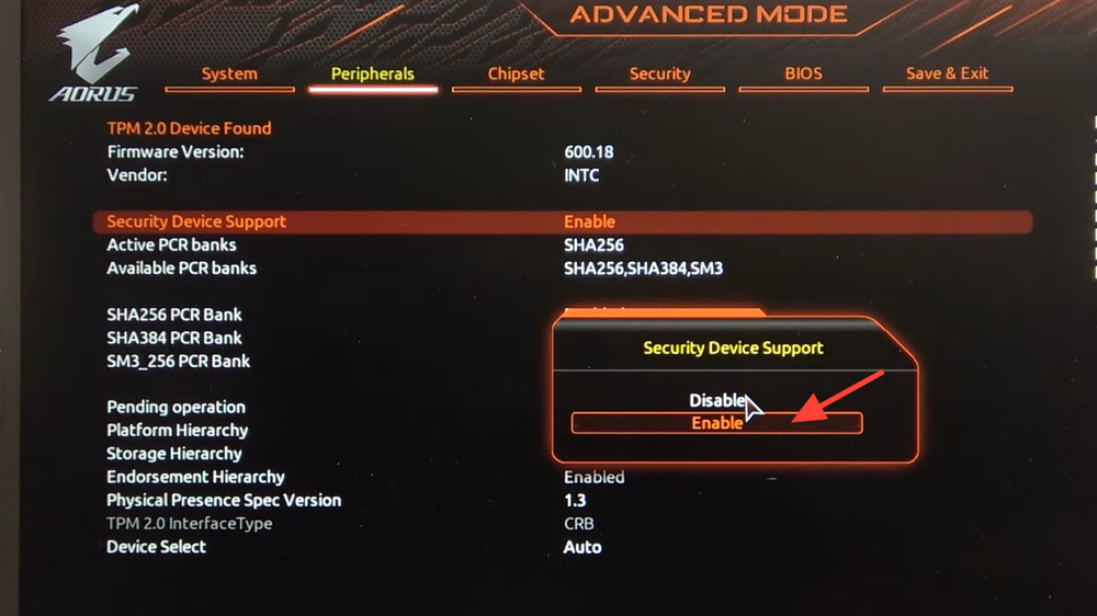 How to enable secure boot on Gigabyte AM4 boards for Windows games