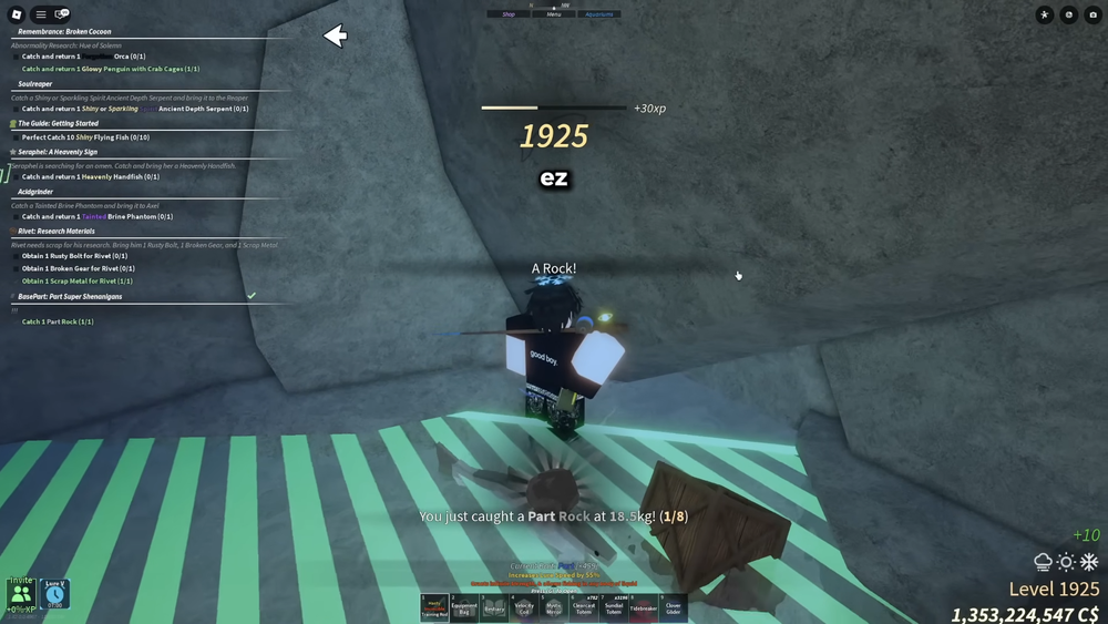 Fisch Part Rod Guide: How to Unlock the Base Part Developer Rod