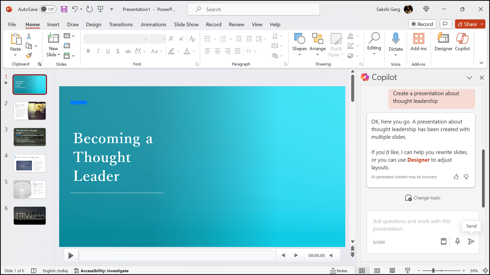 How to Use Copilot in PowerPoint