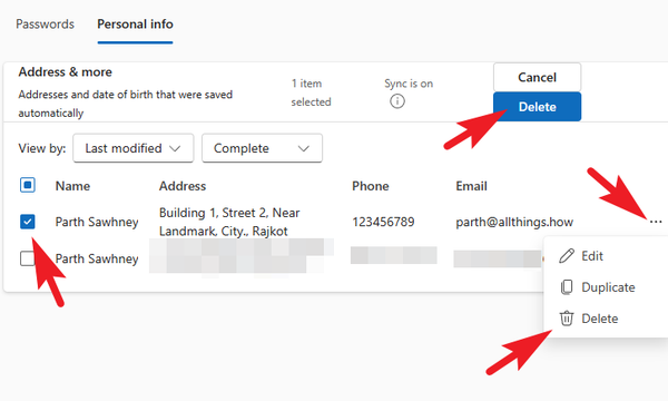 Saved Address How to Add or Delete Saved Address in Microsoft Edge Wallet