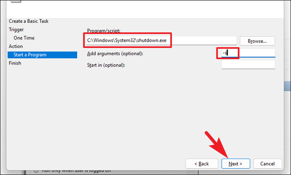 How to Schedule Auto Shutdown in Windows 11