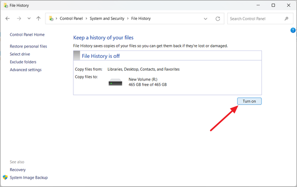 How to Set Up and Use File History Backup on Windows 11