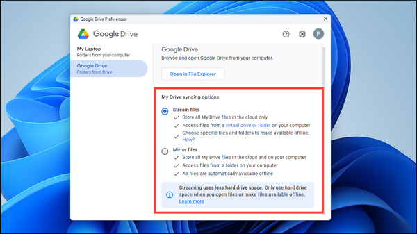 How to Add Google Drive to File Explorer in Windows