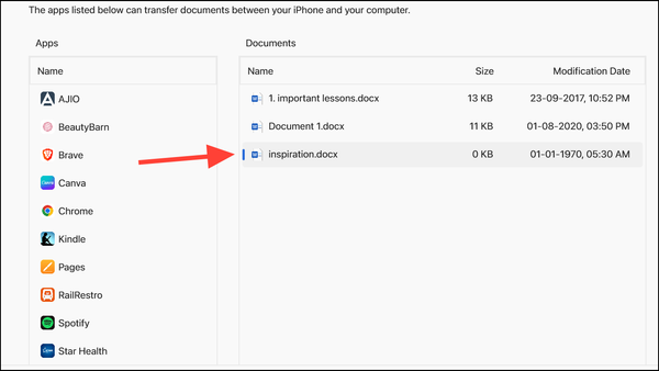 How to Transfer Files From iPhone to Windows Using Apple Devices App